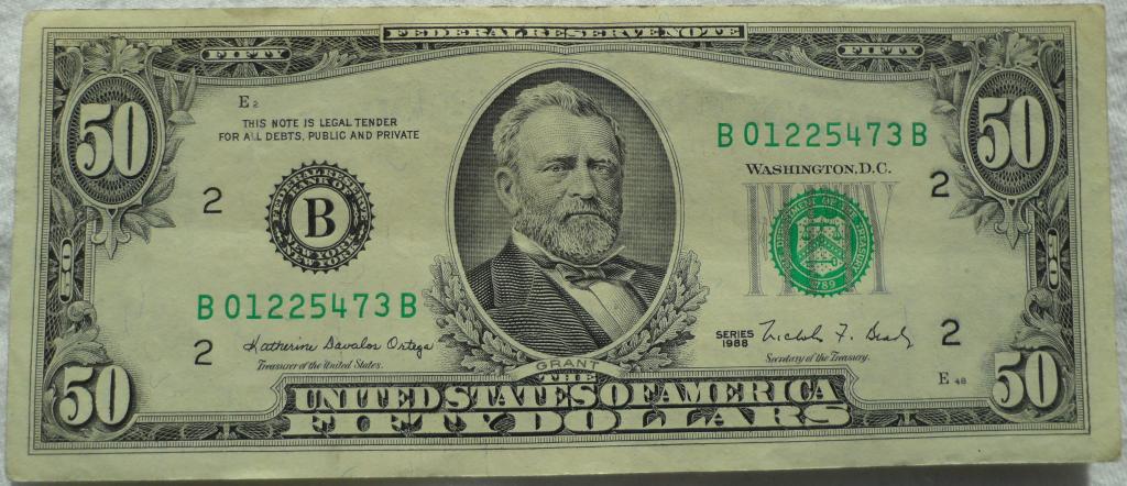 $ 50: Улисс Грант