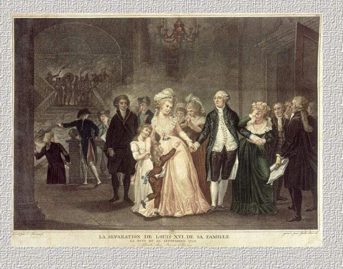 Арест Людовика XVI и его семьи в Варенне