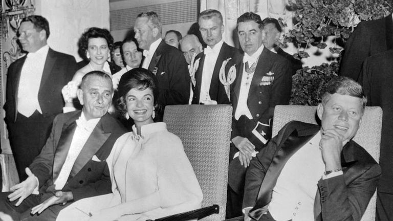 Кеннеди на своем инаугурационном балу