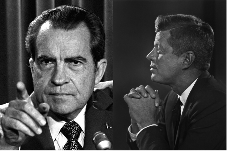 Кеннеди и Ричард Никсон